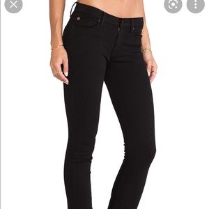 Hudson Midrise Love Black Jeans Bootcut. Size 28